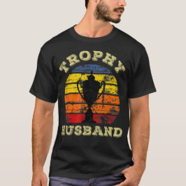 Camiseta Hombres Guay estilo vintage Trophy Husband Valenti