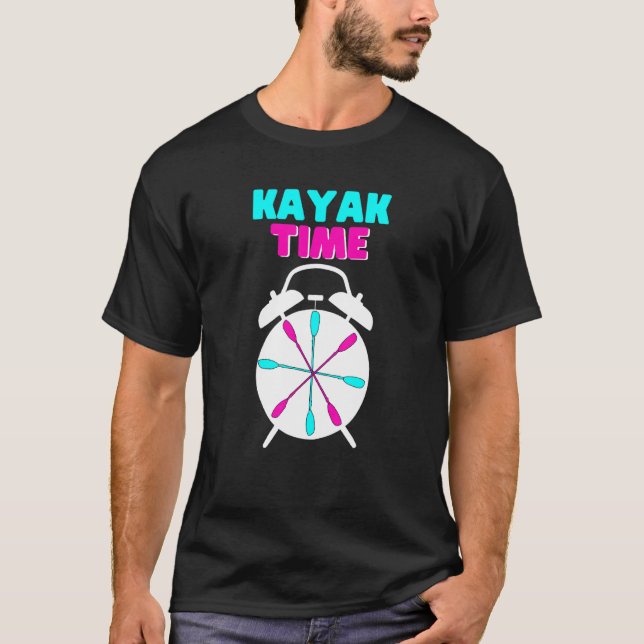 Camiseta Hombres Guay Fun Kayak Time Para Los Hombres Que A (Anverso)