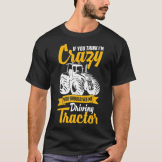 Camiseta Hombres Guay Local Farmer Tractor Chofer Me Cultiv