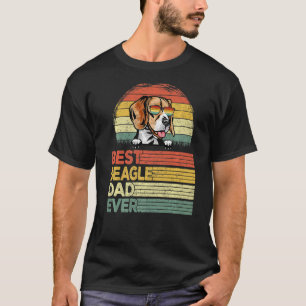 Camiseta Hombres Guay Mejor Día del Padre Beagle