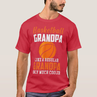 Camiseta Hombres Guay Mens Abuelo de Baloncesto Funny Baske