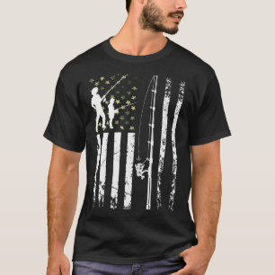 Camiseta Hombres Guay Pesca Camuflaje Ee.Uu. Pescado De Bas