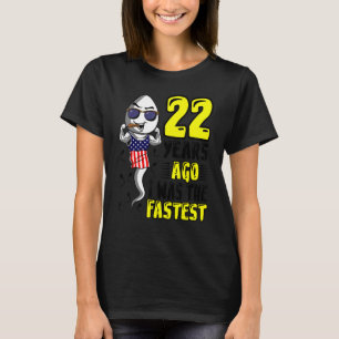 Camiseta Hombres Hace 22 Años Yo Era El Último Cumpleaños 2