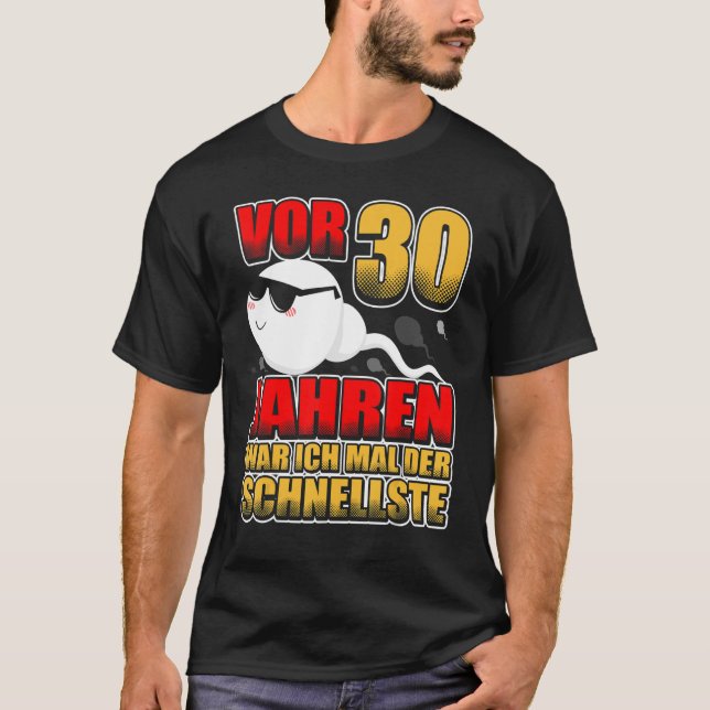 Camiseta Hombres hace 30 años yo era el cumpleaños 30 más r (Anverso)