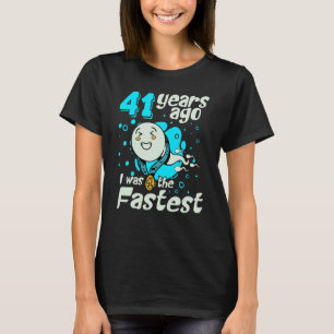 Camiseta Hombres Hace 41 Años Yo Era El Último Cumpleaños 4