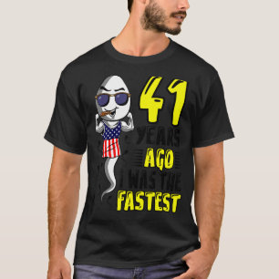 Camiseta Hombres Hace 41 Años Yo Era El Último Cumpleaños 4