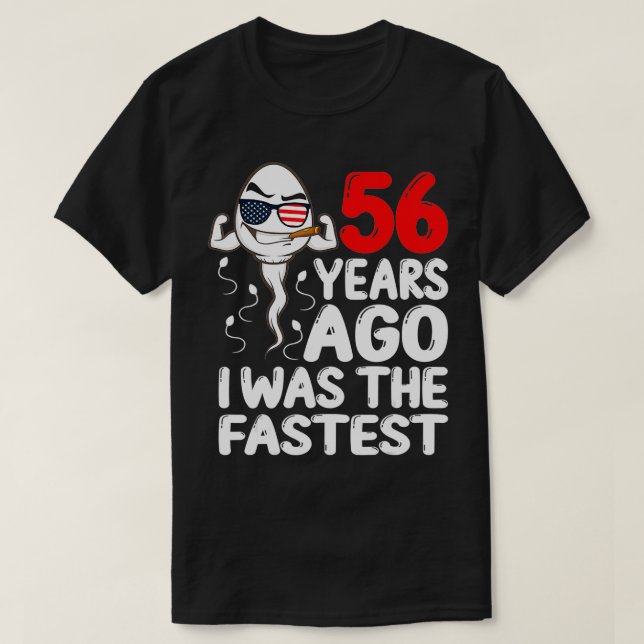 Camiseta Hombres Hace 56 Años Yo Era El Último Cumpleaños 5 (Diseño del anverso)