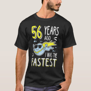Camiseta Hombres Hace 56 Años Yo Era El Último Cumpleaños 5