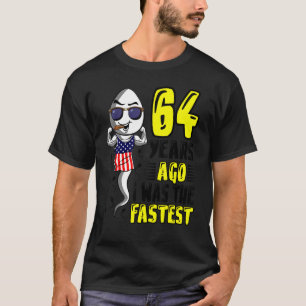 Camiseta Hombres Hace 64 Años Yo Era El Último Cumpleaños 6