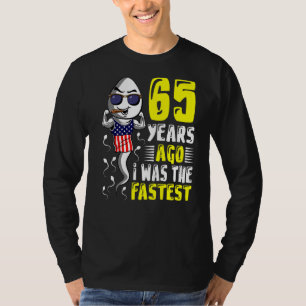 Camiseta Hombres Hace 65 Años Yo Era El Último Cumpleaños 6