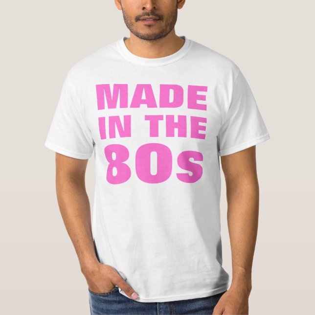 Camiseta Hombres hechos en los años 80 (Anverso)