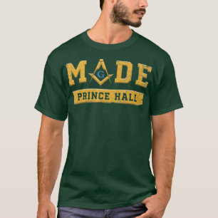 Camiseta Hombres Hechos PHA Masón Príncipe Masón