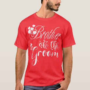 Camiseta Hombres Hermano Del Boda Gracioso O Bachelo