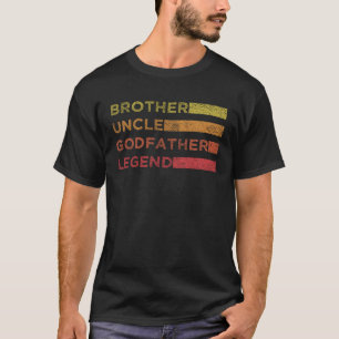 Camiseta Hombres Hermano Tío Padrino Leyenda Por Favorito