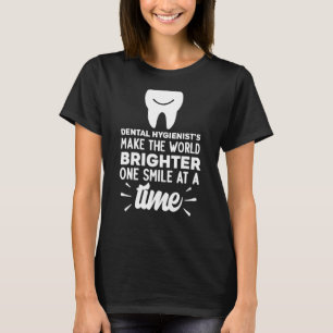Camiseta Hombres Higiénicos Dentales Cute Dental Dentian As