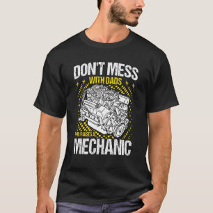 Camiseta Hombres Hijos Que Crian A Un Padre Mecánico