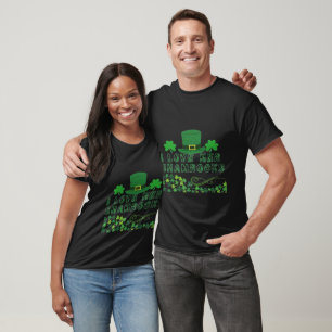 Camiseta Hombres Hombres A Quienes Amo Sus Shamrock Parejas