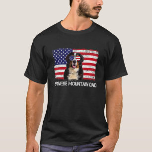 Camiseta Hombres Hombres Berna Montaña Papá Nosotros Bander