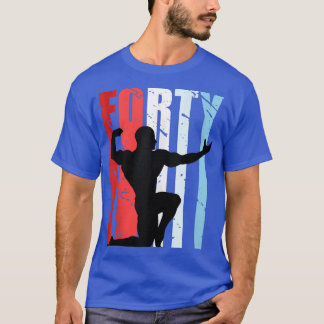 Camiseta Hombres Hombres Construcción de cuerpos 40º levant