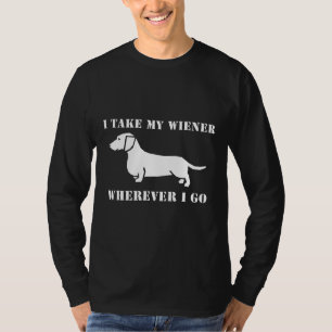 Camiseta Hombres hombres Dachshund Shirt Gracioso regalo de
