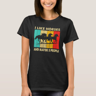 Camiseta Hombres Hombres de Caballo Hombres Mujeres Chicas
