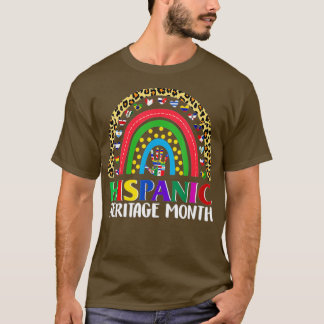 Camiseta Hombres Hombres Patrimonio Nacional Hispano Mes Ar
