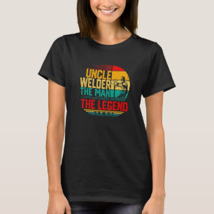 Camiseta Hombres Hombres Vintage Tío Soldador El Hombre La 