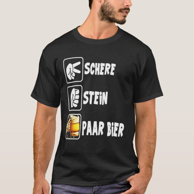 Camiseta Hombres Hop Malt Set Alcohol Barrel Beer Scissors (Anverso)