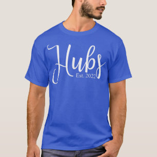 Camiseta Hombres Hubs 2022 Boda coincidente Cute nuevo mari
