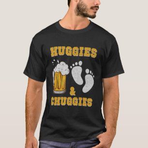 Camiseta Hombres Huggies Y Chuggies Futuro Padre Fiesta