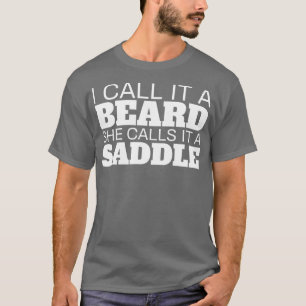 Camiseta Hombres Humor De Barba Gracioso Que Llamo Barba