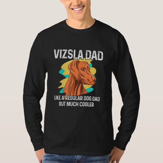 Camiseta Hombres Húngaros Apuntando Diseño De Perro Para Tu (Anverso)
