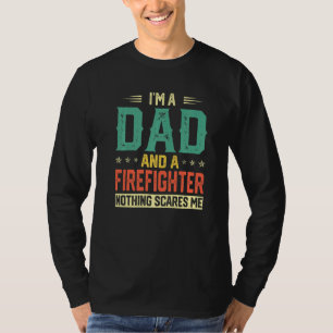 Camiseta Hombres inventan que soy papá y padre de bomberos