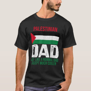 Camiseta Hombres Invitan A Papá Palestino Bandera Palestina