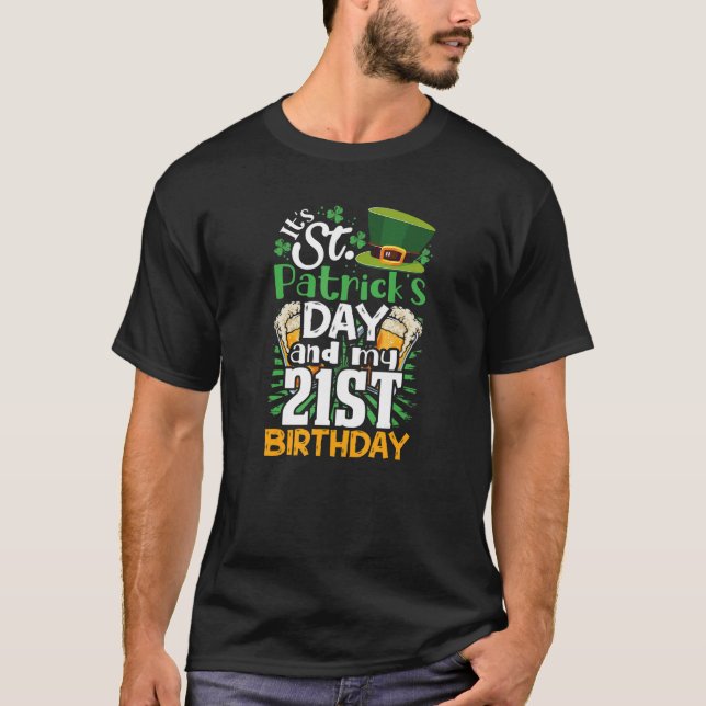 Camiseta Hombres irlandeses nacidos del Día de San Patricio (Anverso)