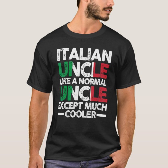 Camiseta Hombres italiano tío Italia (Anverso)