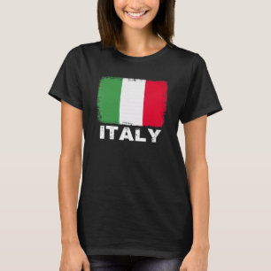 Camiseta Hombres italianos por la bandera de Italia