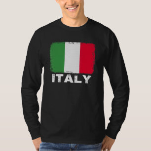 Camiseta Hombres italianos por la bandera de Italia