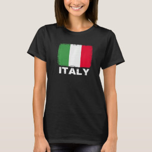 Camiseta Hombres italianos por la bandera de Italia