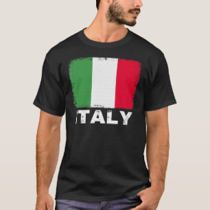 Camiseta Hombres italianos por la bandera de Italia