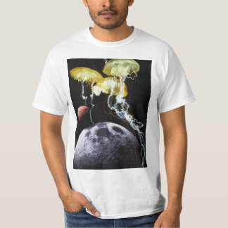 Camiseta Hombres Jellyfish Espaciales