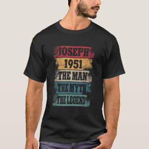 Camiseta Hombres Joseph 1951 71 años 71 cumpleaños Decoraci