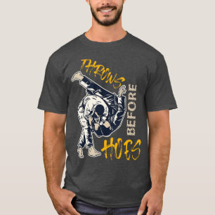 Camiseta Hombres judoistas divertidos dan judo a las artes 