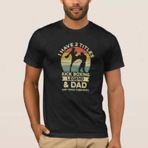Camiseta Hombres Kickboxing Por Un Padre Kickboxing