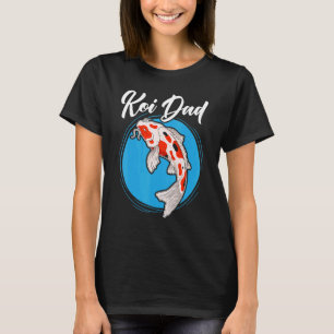 Camiseta Hombres Koi Dad Carpa japonesa Koi Nishikigoi Fish
