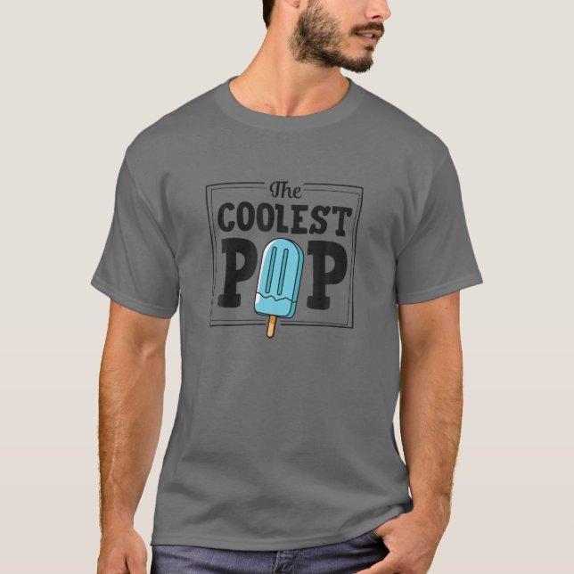 Camiseta Hombres La Comida Más Cómoda Del Pop Popsicle Pun  (Anverso)