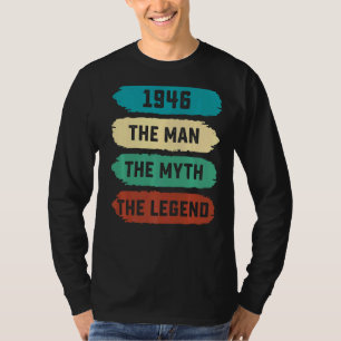 Camiseta Hombres La leyenda del mito del hombre 1946 76º cu