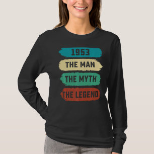 Camiseta Hombres La Leyenda Del Mitos Del Hombre 1953 69º C