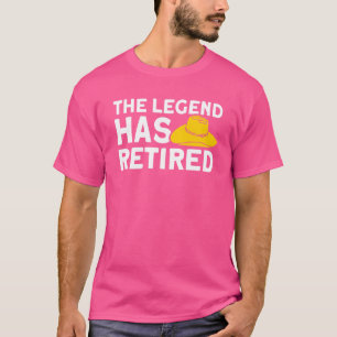 Camiseta Hombres, La Leyenda Ha Retirado A Troider Del Esta