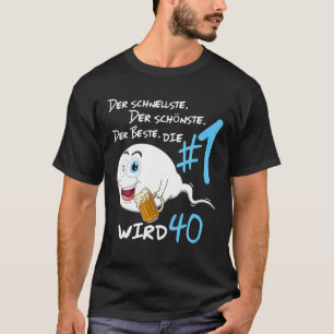 Camiseta Hombres La Leyenda Será El 40 Aniversario